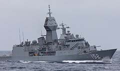 HMAS Warramunga sanctions monitoring North Korea DPRK East Sea Yellow Sea, Sea of Japan